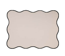 13.7360.0011 - Σουπλά συνθετικό δέρμα μπεζ - μαύρο

