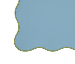 13.7360.0012: Σουπλά συνθετικό δέρμα σιέλ - πράσινο