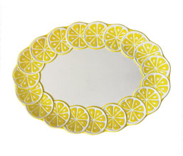 13.7360.0017 - Πιατέλα κεραμική, λεμόνια

