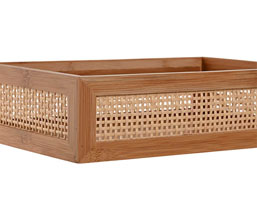 14.7308.0085: Δισκάκι ξύλο bamboo - rattan