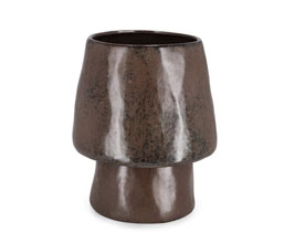 15.7009.0560 - Βάζο stoneware καφέ

