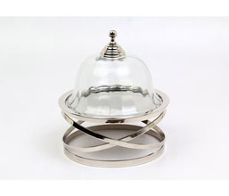 15.7050.1000 - Διακοσμητκό σε βάση nickel, καπάκι γυαλί

