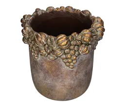 15.7138.0380: Διακοσμητικό Planter Concrete παλαιωμένο χρυσό 