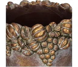15.7138.0380: Διακοσμητικό Planter Concrete παλαιωμένο χρυσό 