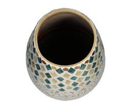 15.7138.0398:  βάζο ξύλο - φίλντισι