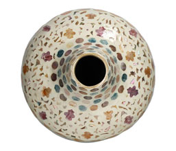 15.7138.0399:  βάζο ξύλο - φίλντισι