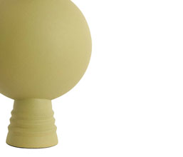 15.7277.0103: βάζο μέταλλο matt olive green