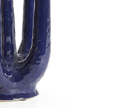 15.7277.0127: Βάζο κεραμικό μπλε 