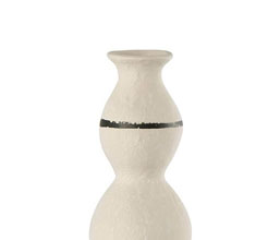 15.7278.0052: διακοσμητικό βάζο stoneware λευκό