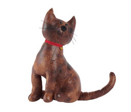 15.7278.0091 - Door stop συνθετικό δέρμα, γάτα

