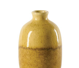 15.7278.0101: Βάζο terracotta κίτρινο