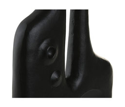 15.7308.0927: Βάζο αλουμίνιο μαύρο