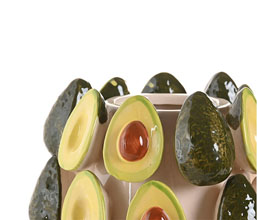 15.7308.0935: Βάζο κεραμικό ανάγλυφο, 