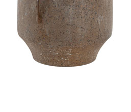 15.7308.0969: Διακοσμητικό βάζο μέταλλο παλαιωμένο, καφέ