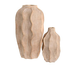 15.7308.0983: Βάζο stoneware ανάγλυφο