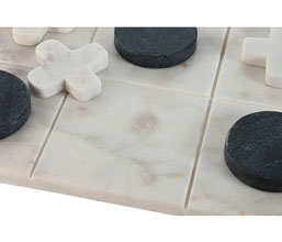 15.7308.0989: Επιτραπέζιο διακοσμητικό παιχνίδι τρίλιζα, μάρμαρο 