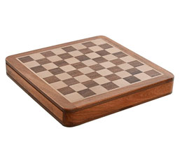 15.7308.0990: Επιτραπέζιο διακοσμητικό παιχνίδι σκάκι, ξύλο ακακία