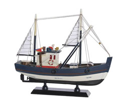 15.7308.1023 - Διακοσμητικό καράβι σε βάση, ξύλο

