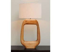 16.7075.0048: φωτιστικό επιτραπέζιο ξύλο Mango