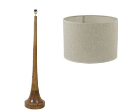 16.7277.0056: φωτιστικό δαπέδου,  ξύλο