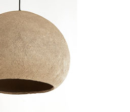 16.7277.0064: φωτιστικό οροφής papier mache