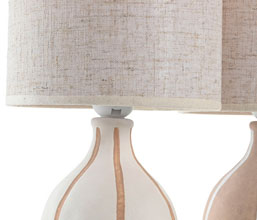 16.7308.0279: φωτιστικό επιτραπέζιο βάση κεραμικό