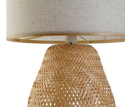 16.7308.0292: φωτιστικό επιτραπέζιο Rattan