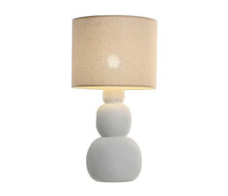 16.7308.0299: φωτιστικό επιτραπέζιο κεραμική βάση, με καπέλο