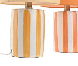 16.7308.0301: φωτιστικό επιτραπέζιο κεραμικό με καπέλο