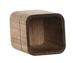 17.7308.0281: Ποτήρι για οδοντόβουρτσες ξύλο ακακία