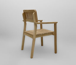 21.7308.0010: Πολυθρόνα ξύλο teak