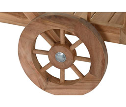 21.7308.0011: Τρόλευ βοηθητικό σερβιρίσματος, in-out, ξύλο teak