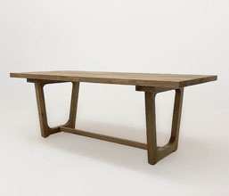 21.7313.0217: 260x120 τραπέζι in-out ξύλο recycled teak καπάκι πάχος 5εκ