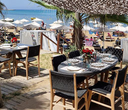 21.7339.0208: Καρέκλα ξύλο teak με twisted wicker χρώμα μαύρο, πλάτη πλέξη Αμφίπλευρη - Διπλής Όψης (ύψος καθίσματος 47εκ.).