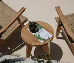 21.7339.0234: side table ξύλο teak 