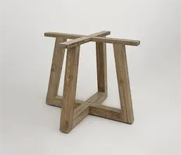 21.7339.0423: 90Χ90 βάση ξύλο teak για καπάκι 110εκ., 120εκ., 130εκ.