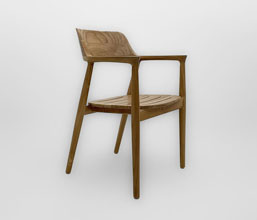 21.7339.0536 - Πολυθρόνα Dining Cresto, ξύλο Teak (ύψος καθίσματος 46εκ.)
