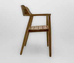 21.7339.0536: Πολυθρόνα Dining Cresto, ξύλο Teak (ύψος καθίσματος 46εκ.)