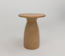 21.7378.0011 - side table in-out, fiber cement , lava stone finish
