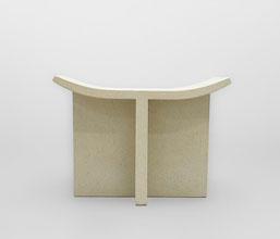 21.7378.0092 - Stool outdoor Fiber Cement, light lava finishing, χρώμα μπεζ
