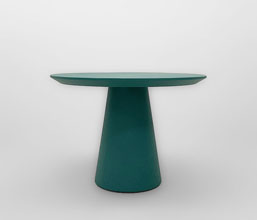 21.7378.0094: Coffee table in-out, fiber cement, light lava finish