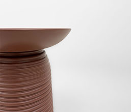 21.7378.0107: Side table fiber cement, matt finish