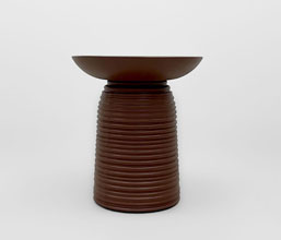 21.7378.0107: Side table fiber cement, matt finish
