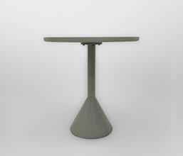 21.7378.0119: Τραπέζι in-out fiber cement , matt finish,  χρώμα γκρι