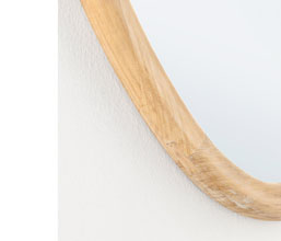 22.7009.0057: καθρέπτης ξύλο (πάχος 2,5εκ)