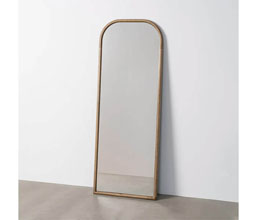 22.7234.0110 - καθρέπτης φυσικό ξύλο (πάχος 2,5εκ)

