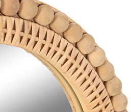 22.7308.0189: καθρέπτης rattan