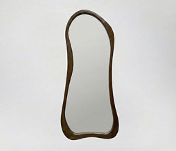 22.7339.0032 - καθρέπτης ξύλο Teak, καφέ

