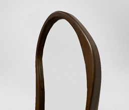 22.7339.0032: καθρέπτης ξύλο Teak, καφέ