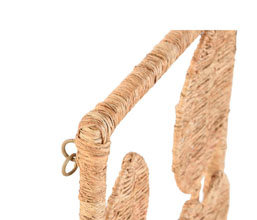32.7308.1069: Διακοσμητικό τοίχου rattan - μέταλλο, natural